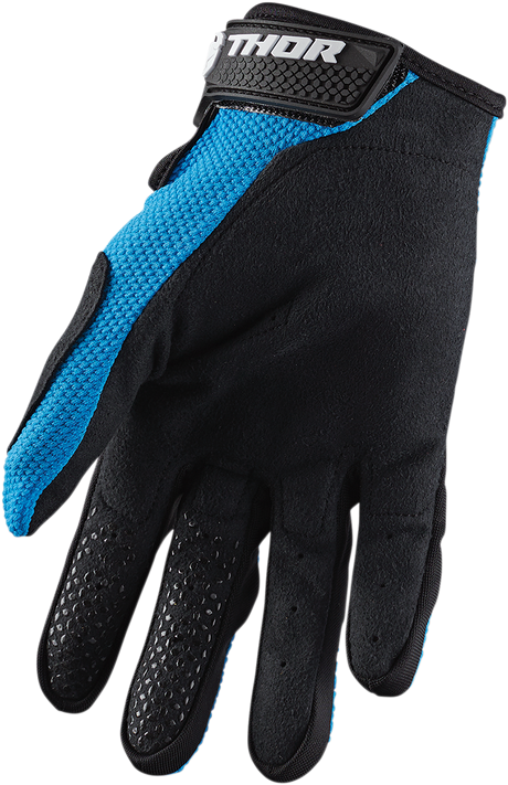 Thor Youth Sector Gloves - Blue/Black - Small 3332-1518 - Cycle City Outdoors