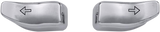 DRAG SPECIALTIES Turn Signal Switch Extension Caps - Chrome 77679C