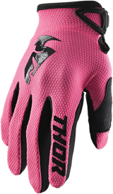 Thor Women's Sector Gloves - Pink/Black - XL 3331-0190 - Cycle City Outdoors