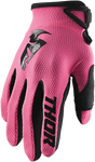 Thor Women's Sector Gloves - Pink/Black - XL 3331-0190 - Cycle City Outdoors