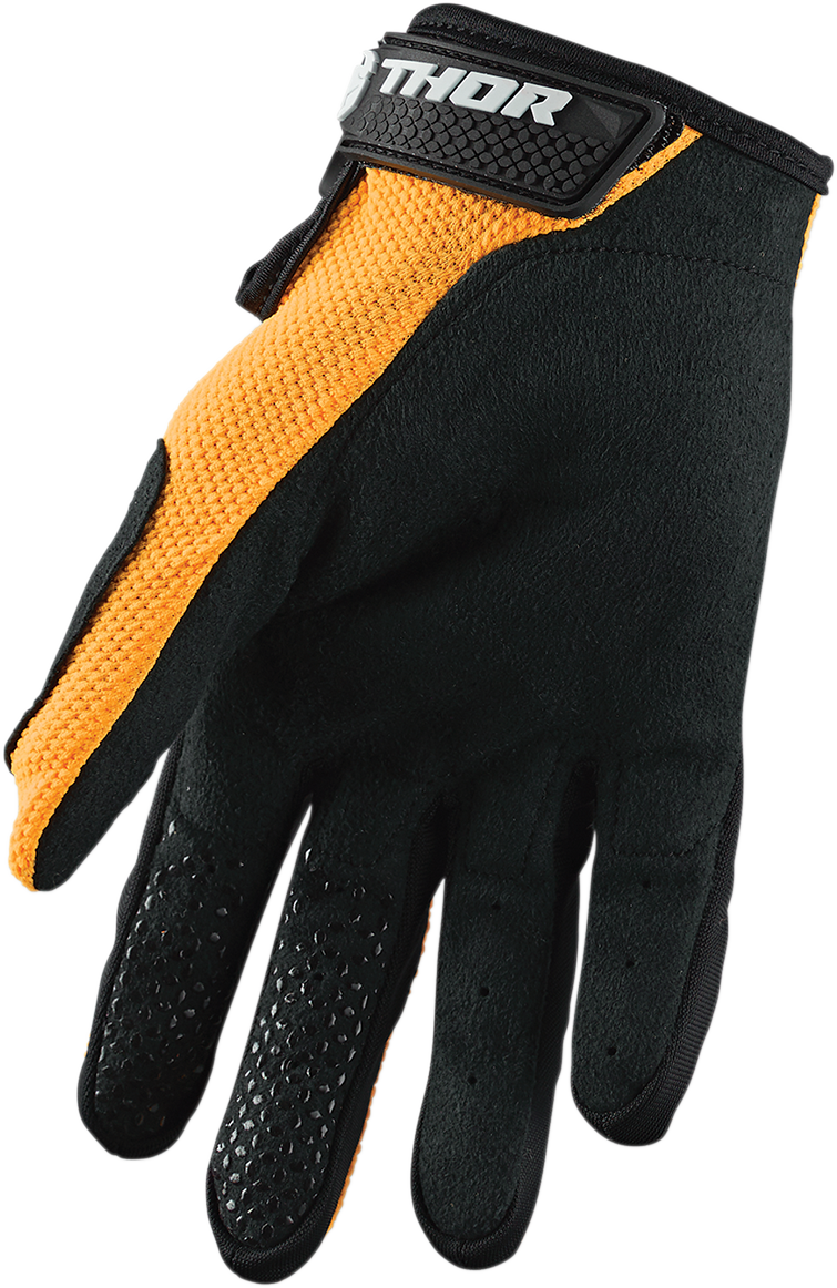 Thor Youth Sector Gloves - Orange/Black - Large 3332-1525 - Cycle City Outdoors