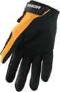 Thor Youth Sector Gloves - Orange/Black - Large 3332-1525 - Cycle City Outdoors