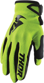 Thor Youth Sector Gloves - Acid/Black - Large 3332-1535 - Cycle City Outdoors