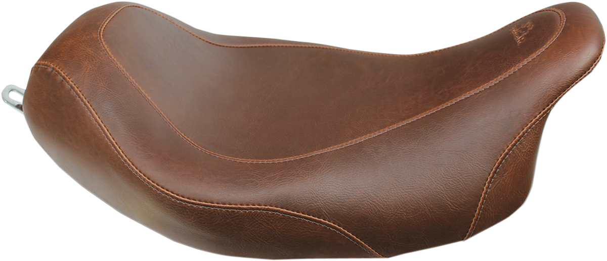 MUSTANG Seat - Wide Tripper* Solo - without Backrest - Smooth - Brown 76720