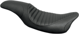 MUSTANG Seat - Tripper* Fastback - Front Tuck-n-Roll - Black - FL '08+ 76712
