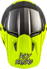 Youth Kinetic Surge Helmet Grey/Hi Vis Ys