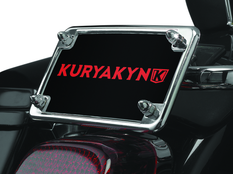 Kuryakyn License Frame & Backing Plate Set 4in X 7in Chrome - Cycle City Outdoors