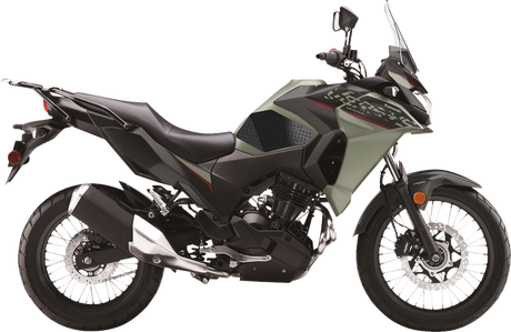 STOMPGRIP 55-10-0028-1B Tank Grips - Volcano - Black - Kawasaki - Versys '17-'25 | Street