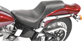 MUSTANG Seat - Fastback* - Stitched - Black - Softail '00-'05 75779