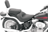 MUSTANG Vintage Style Seat - Standard - Smooth - Black - FXST 76400