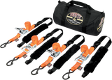 Powertye Mfg. TRAILERKIT-89 Fat Strap Trailer Kit - Orange | Adventure/ATV/UTV