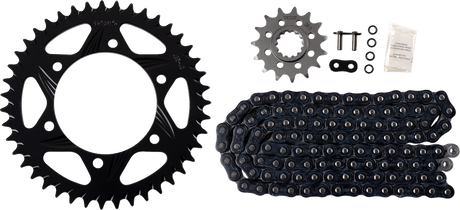 VORTEX CK6468 Chain and Sprocket Kit - HFRS - Black - Yamaha YZF-R1S | Street