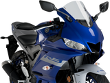 Puig Hi-Tech Parts 3737W Race Windscreen - 13" - Clear - YZF-R3 | Street
