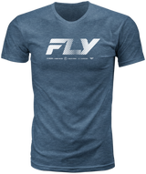 Fly Worldwide Tee Blue Sm