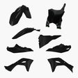 Cycra 1CYC-9436-12 5 Piece Body Kit - Black | Off-Road