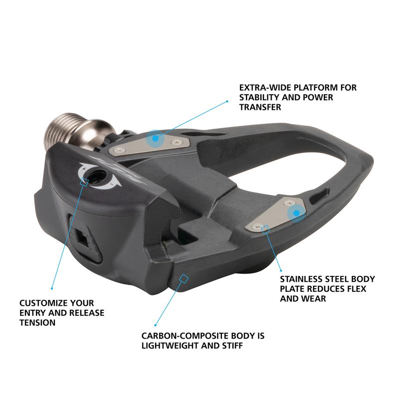Shimano PEDAL, PD-R7000, 105, SPD-SL PEDAL, W/CLEAT (SM-SH11)