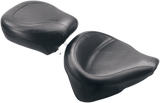 MUSTANG Wide Rear Seat - Smooth - Black - Softail '84-'99 75764