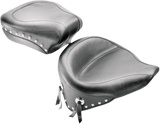 MUSTANG Wide Rear Seat - Studded - Black - FLST '00-'15 76180