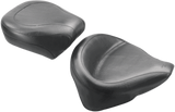 MUSTANG Wide Rear Seat - Smooth - Black - FLST '00-'15 76182
