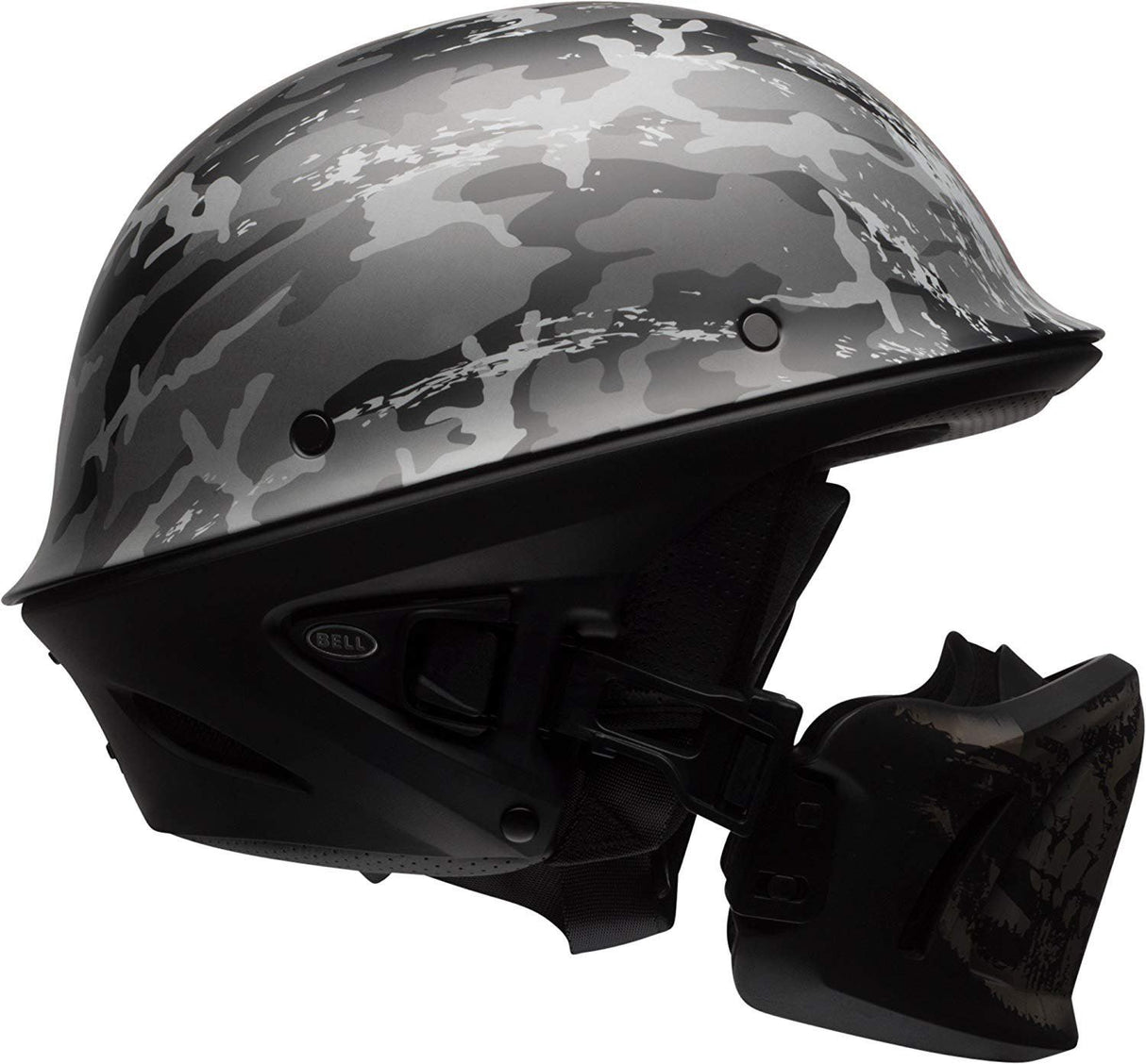 Bell - Rogue Half Helmet - Ghost Recon Camo - Black/Grey/Red - L