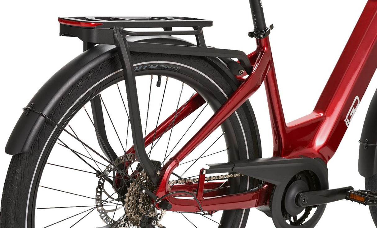 IGO - Discovery Rosemont LS E-Bike - Burgundy - Step Through