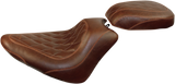 MUSTANG Wide Tripper Rear Seat - Brown - Diamond 76767