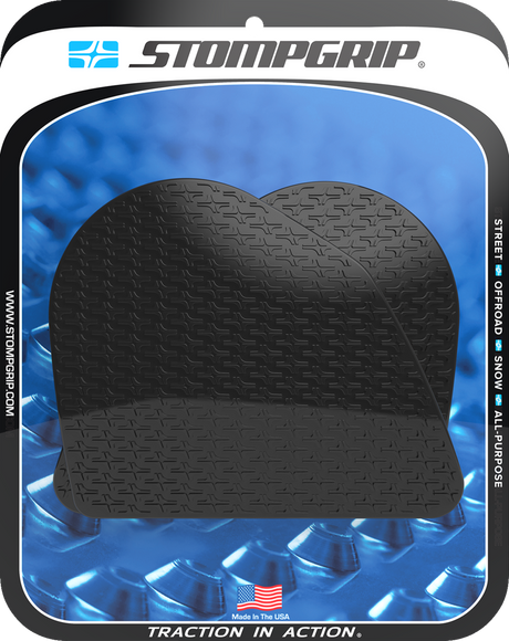STOMPGRIP 55-14-0198B Tank Grips - Icon - Black - Ducati - DesertX '22-'25 | Street