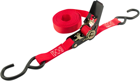 Erickson 01400 Tie-Down Strap - Ratchet - 1" x 15' - Red | ATV/UTV/Off-Road