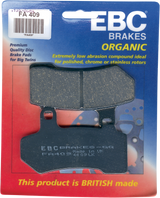 EBC FA Series Organic Base Brake Pads - FA409 (Harley-Davidson FLHX Street Glide / FLHR Road King / Electra Glide Police FLHTPI 2006–2024)