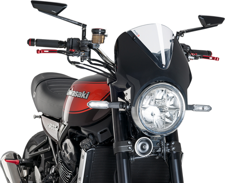 Puig Hi-Tech Parts 003NW Windscreen - 13" - Black/Clear | Street