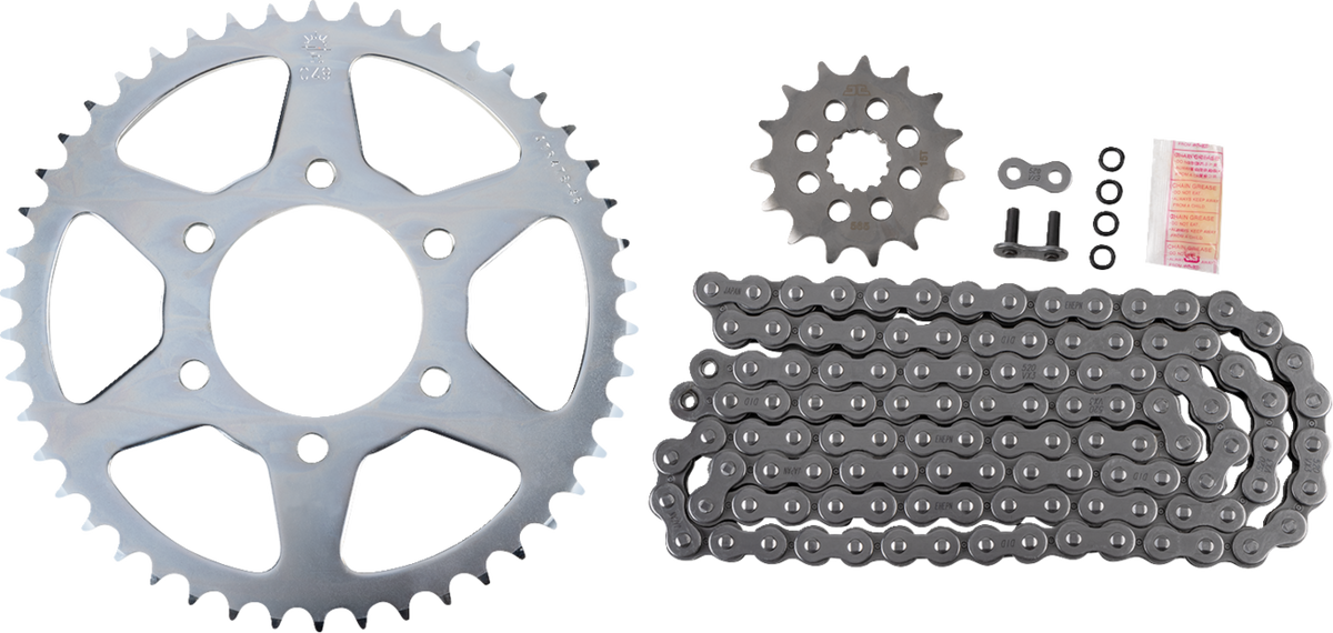 DID DKK-005 Chain Kit - Kawasaki - EX 650 '06-'20/KLE650 Versys '07-'18 | Street