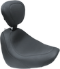 MUSTANG Seat - Wide Tripper* Solo - with Backrest - Smooth - Black 79336