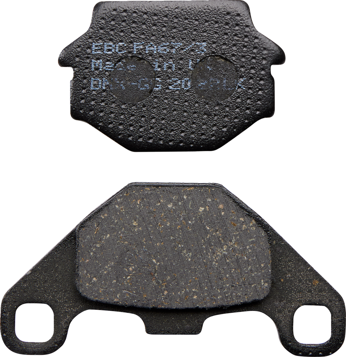EBC FA Series Organic Base Rear Left Brake Pads - FA67/3 (Kawasaki Ninja 500 1994–2009)