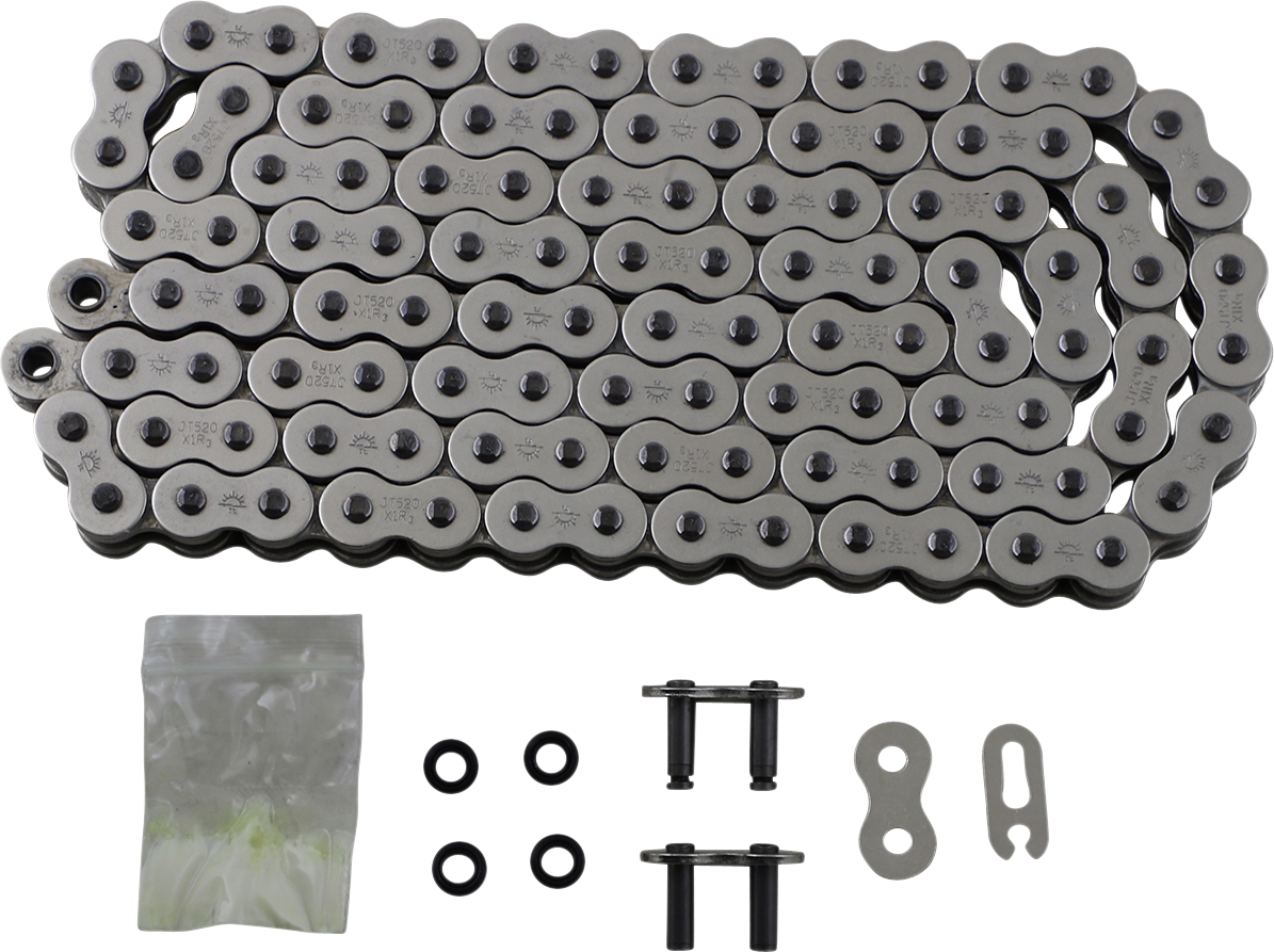 JT CHAINS JTC520X1R3NN106DL 520 X1R3 Chain - Nickel - 106 Link | Off-Road/Street