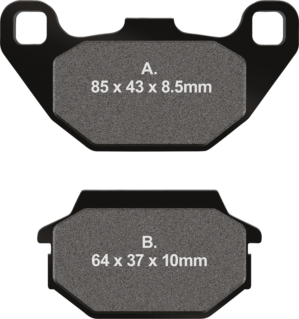 EBC Off-Road Organic Base Rear Brake Pads - FA305X (Arctic Cat DVX 90 / Kymco MXU150 2006–2016)