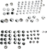 DRAG SPECIALTIES Bolt Covers - Chrome 352000