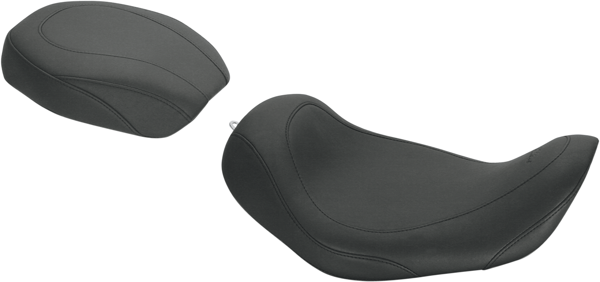 MUSTANG Seat - Wide Tripper* Solo - without Backrest - Smooth - Black 76700