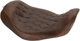 MUSTANG Seat - Wide Tripper* Solo - without Backrest - Diamond - Brown 76706