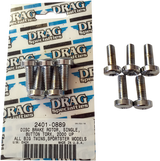 DRAG SPECIALTIES Mounting Kit - Rotor to Hub - Front - Chrome MK771