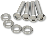 DRAG SPECIALTIES Shock Mount Kit - Chrome MKDR8