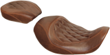 MUSTANG Wide Tripper Forward Solo Seat - Brown - Diamond 76711