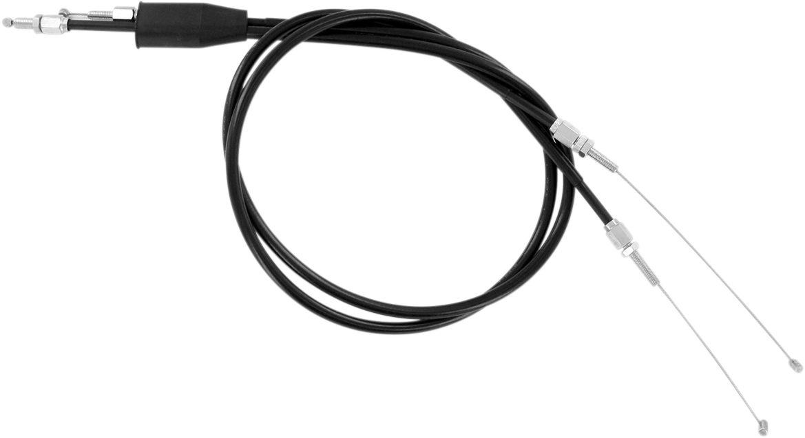 MOTION PRO Black Vinyl Throttle Cable - Push/Pull - Honda 02-0486