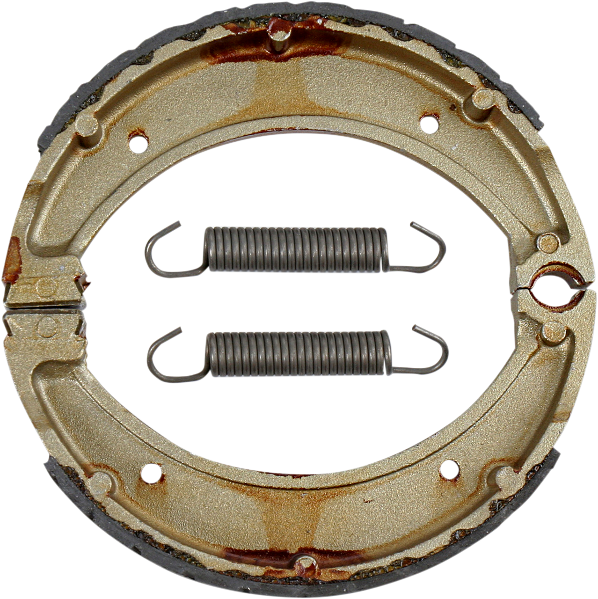 EBC "G" Grooved Organic Base Brake Shoes - 801G (Husqvarna TC 510 / CR125 / CR 250 1973–2016)