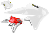 Cycra 1CYC-1782-42 Powerflow Shrouds - White - Yamaha - YZ/WR '14-'19 | Off-Road