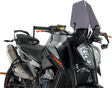 Puig Hi-Tech Parts 9668F New Generation Windscreen - 16-1/4" - Dark Smoke - KTM | Street