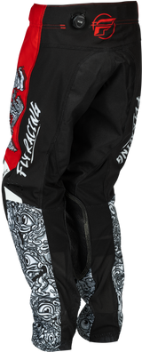 Youth Kinetic Mutant Pants Red/White/Black Sz 18