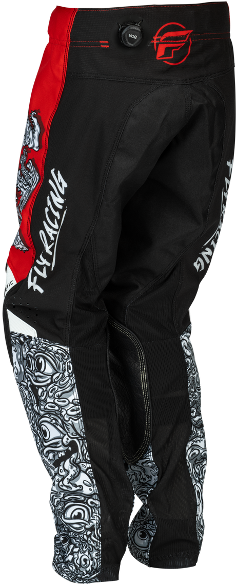 Youth Kinetic Mutant Pants Red/White/Black Sz 18
