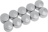 DRAG SPECIALTIES Bolt Covers - Allen/Socket - 3/8" - Chrome - 10 Pack 352055