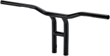 BILTWELL 1" T-Bar - Tyson XL - Pullback - 12" - Black 6262-2013