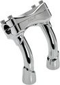 BILTWELL Murdock Handlebar Risers - Pullback - 6" - Chrome 6404-105-06